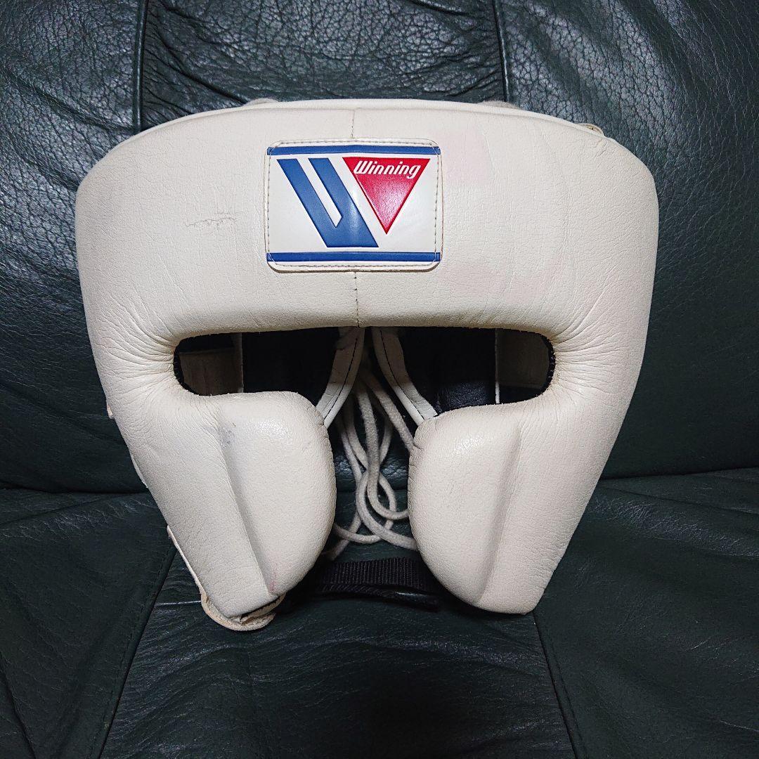 Winning ボクシング ヘッドギア ホワイトMサイズ