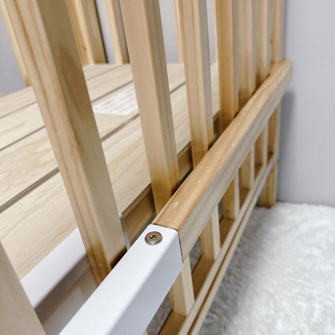 大和屋 yamatoya ベビーベッド そいねーる3 ベビーサークル NA