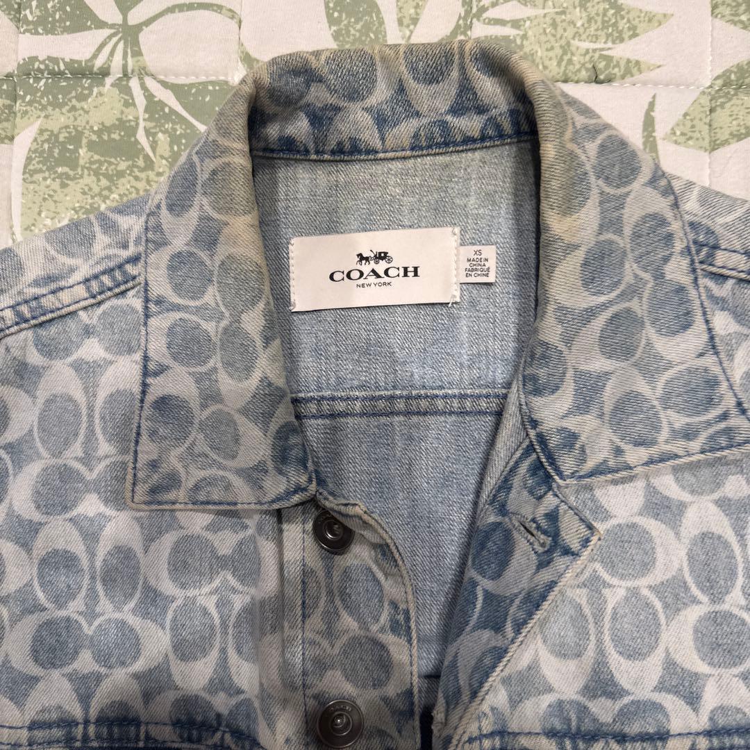 COACH オリジナルプリント デニムジャケット週末限定値下げ