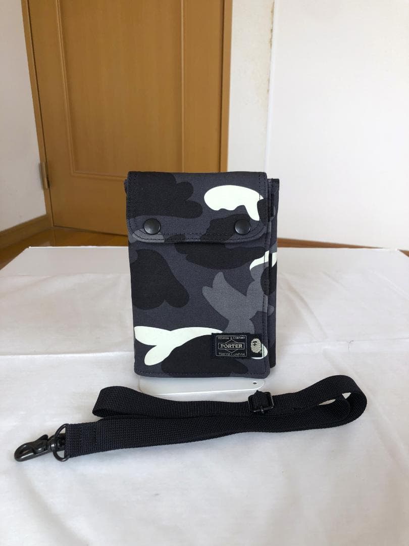 激美品　ポーター　エイプ　CITY　ショルダー　バッグ　ウエスト　ポーチ　迷彩