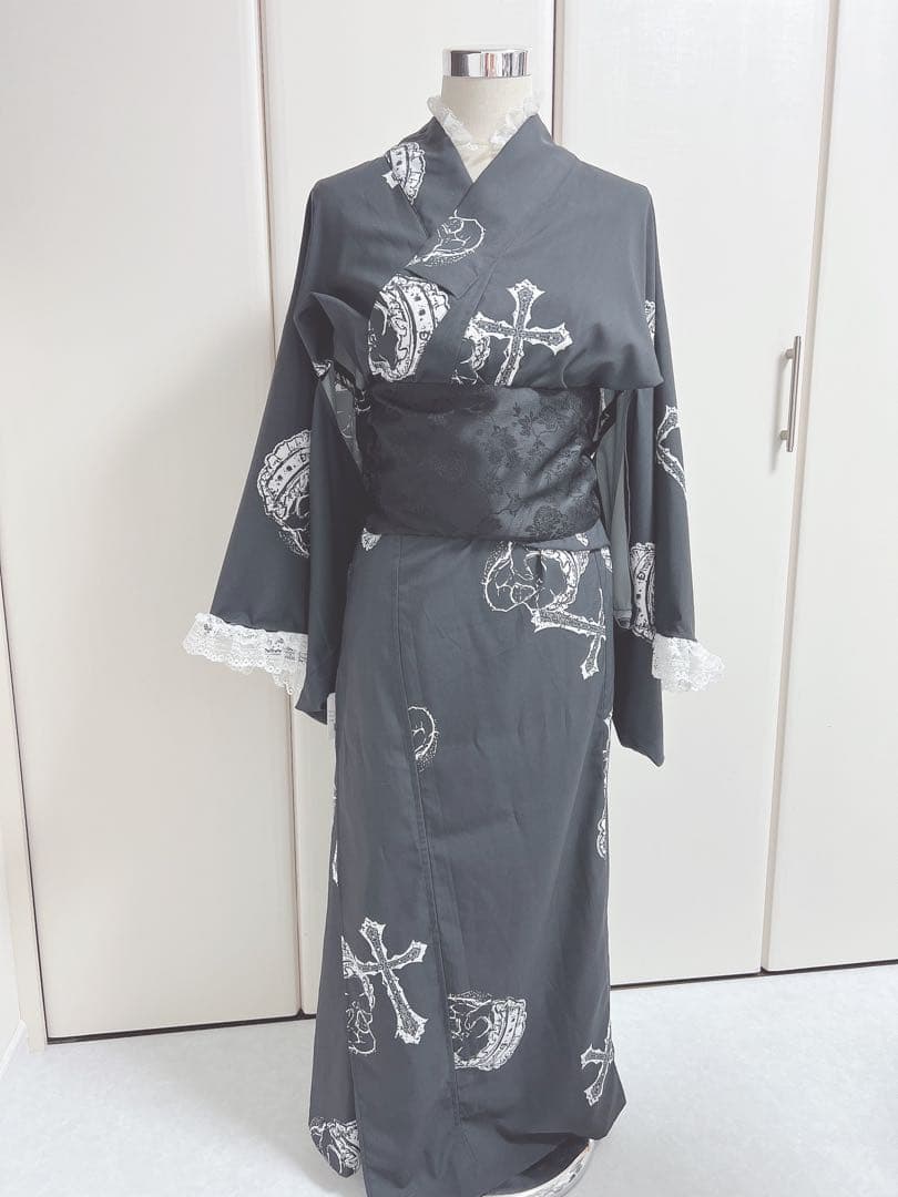 DimMoire ディムモア 浴衣 セット ブラック 黒