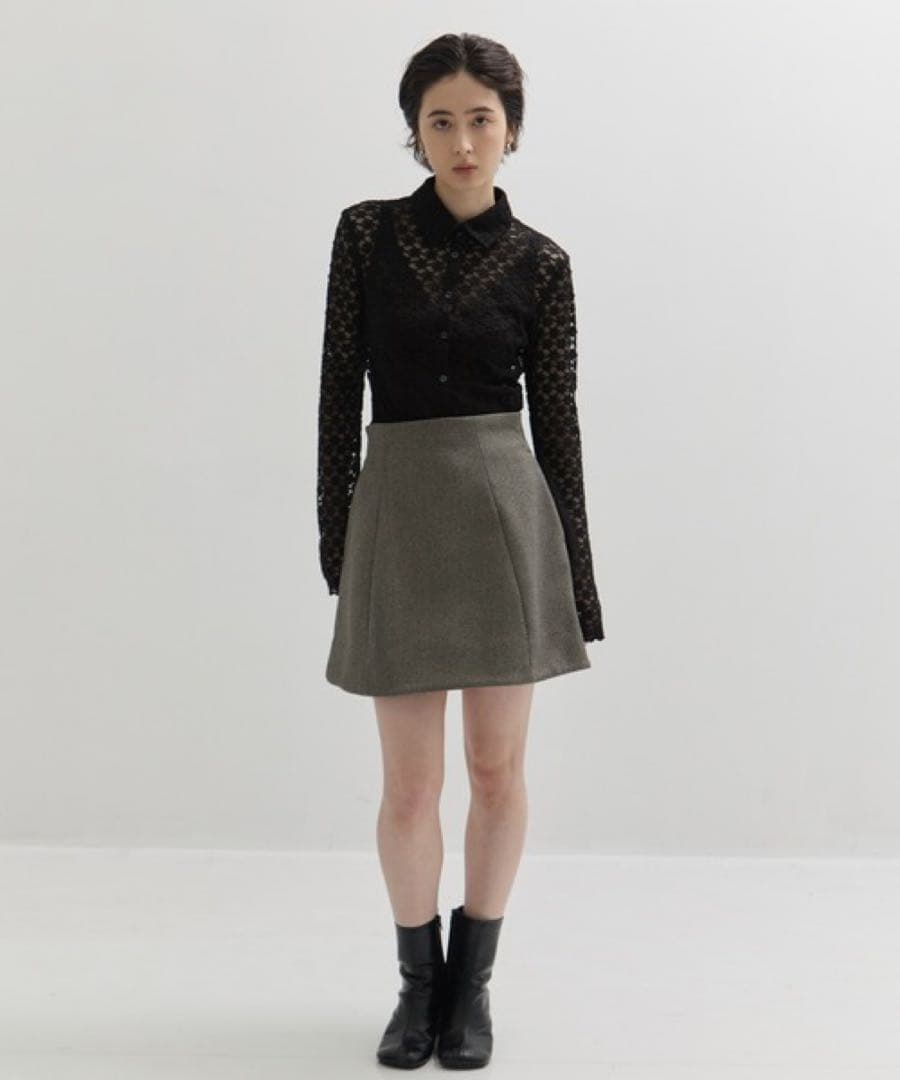 クラネ　CLANE CONSTRUCTIVE MINI SKIRT