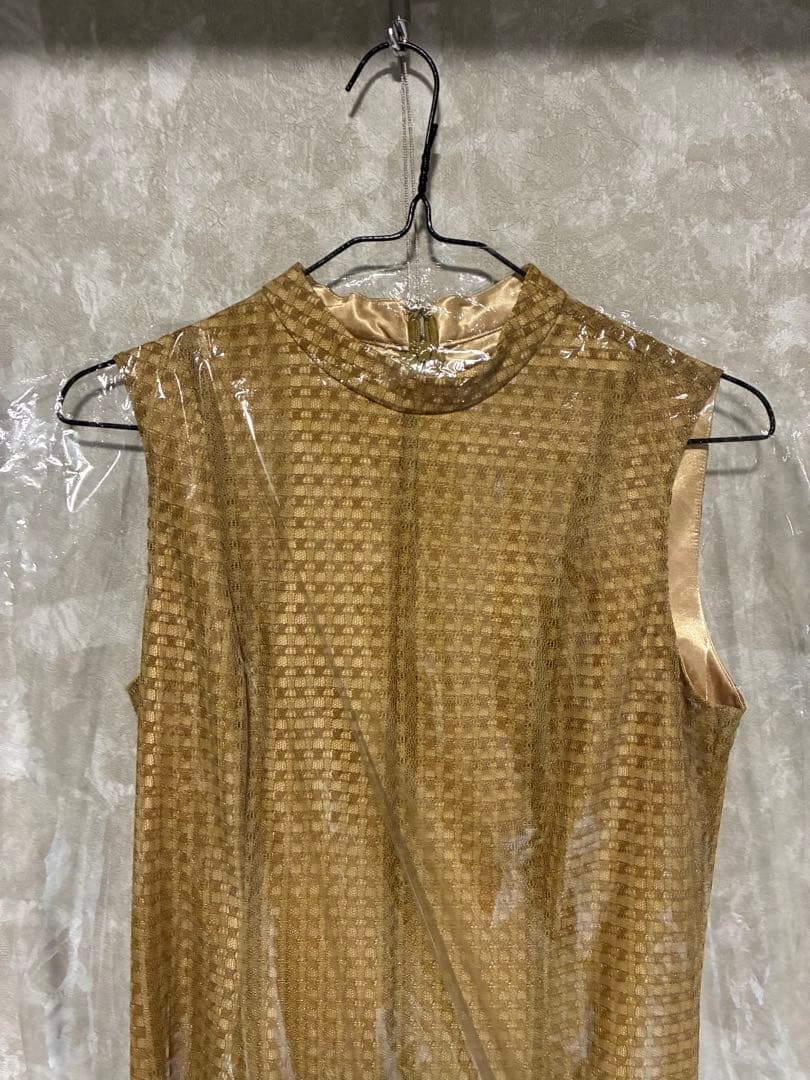 AIMER パーティードレス　ノースリーブ　ロング