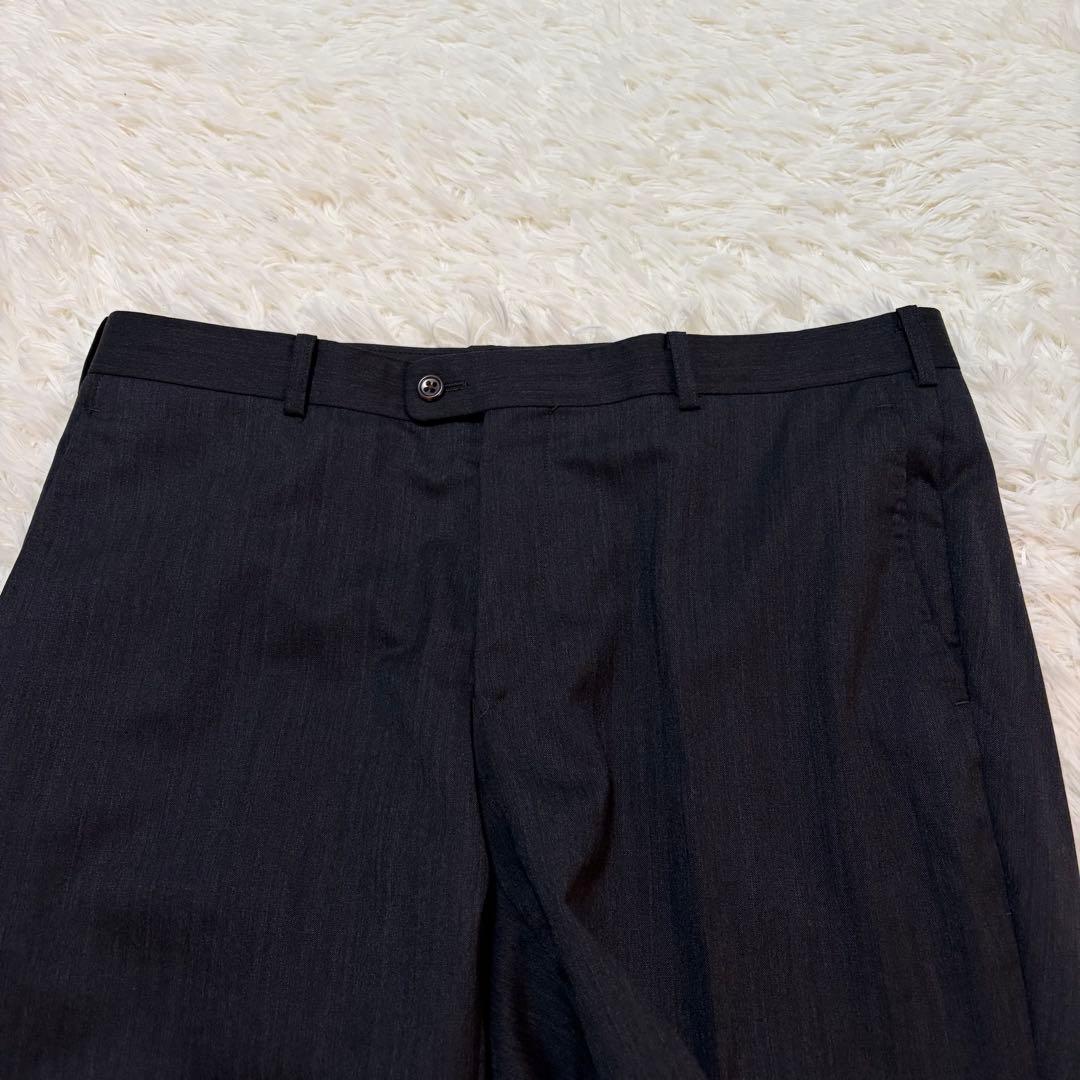 【美品】麻布テーラー JET CRUISE オーダー セットアップ チャコール