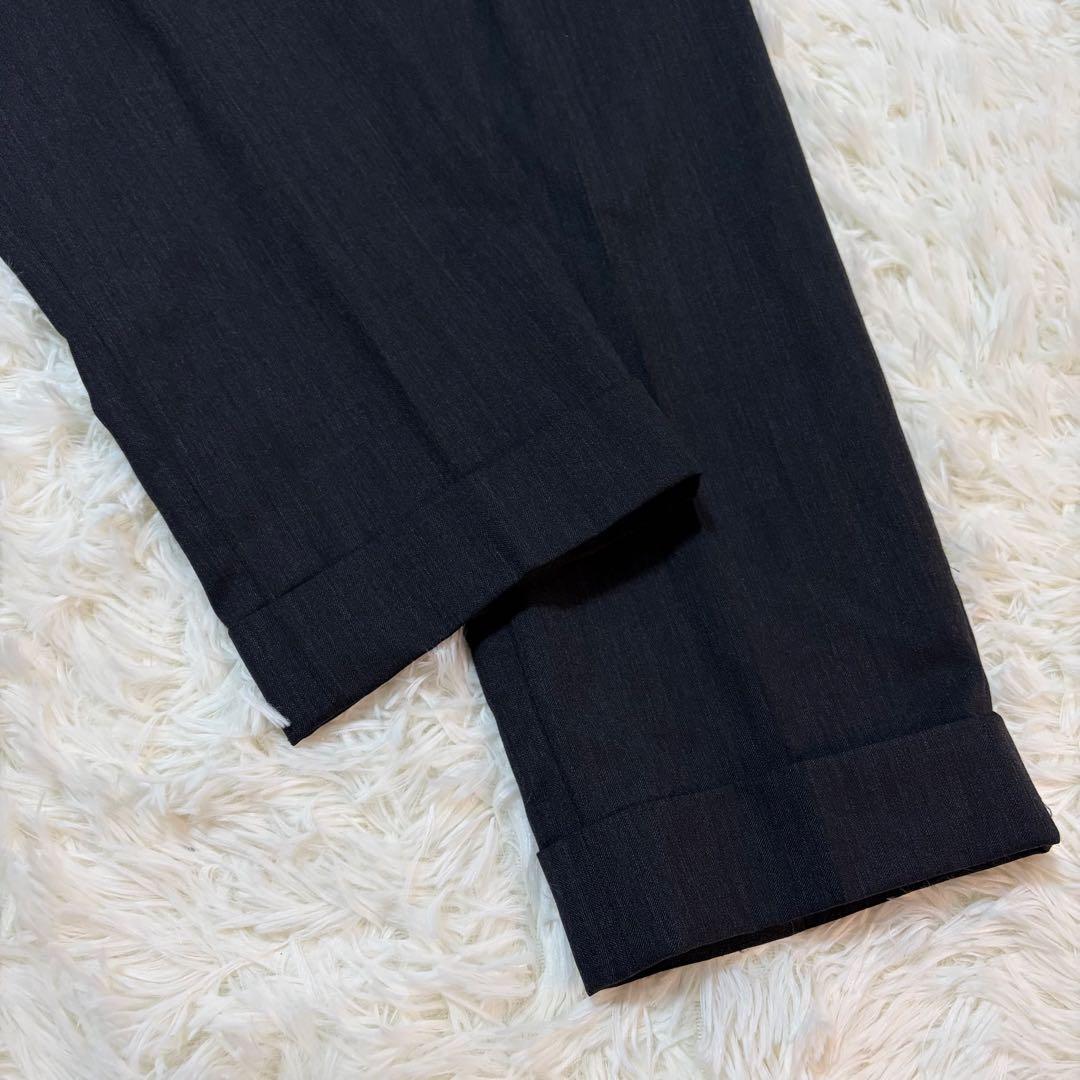 【美品】麻布テーラー JET CRUISE オーダー セットアップ チャコール