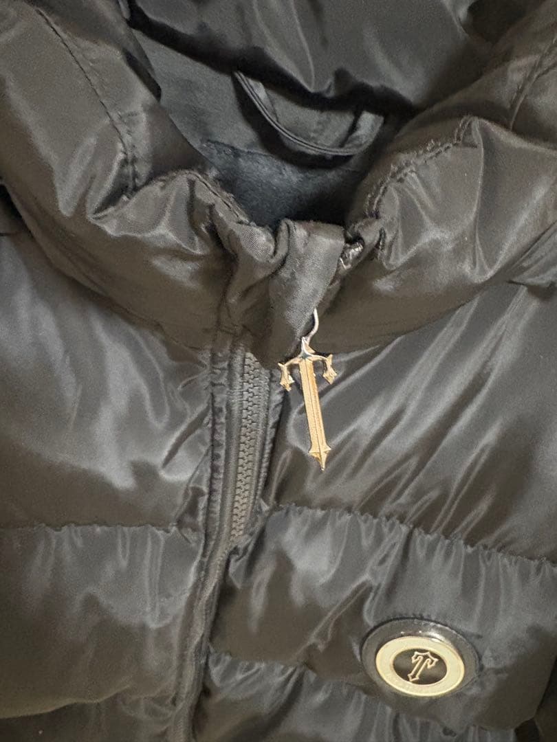 TRAPSTAR ブラック　ダウンジャケット S tacchi