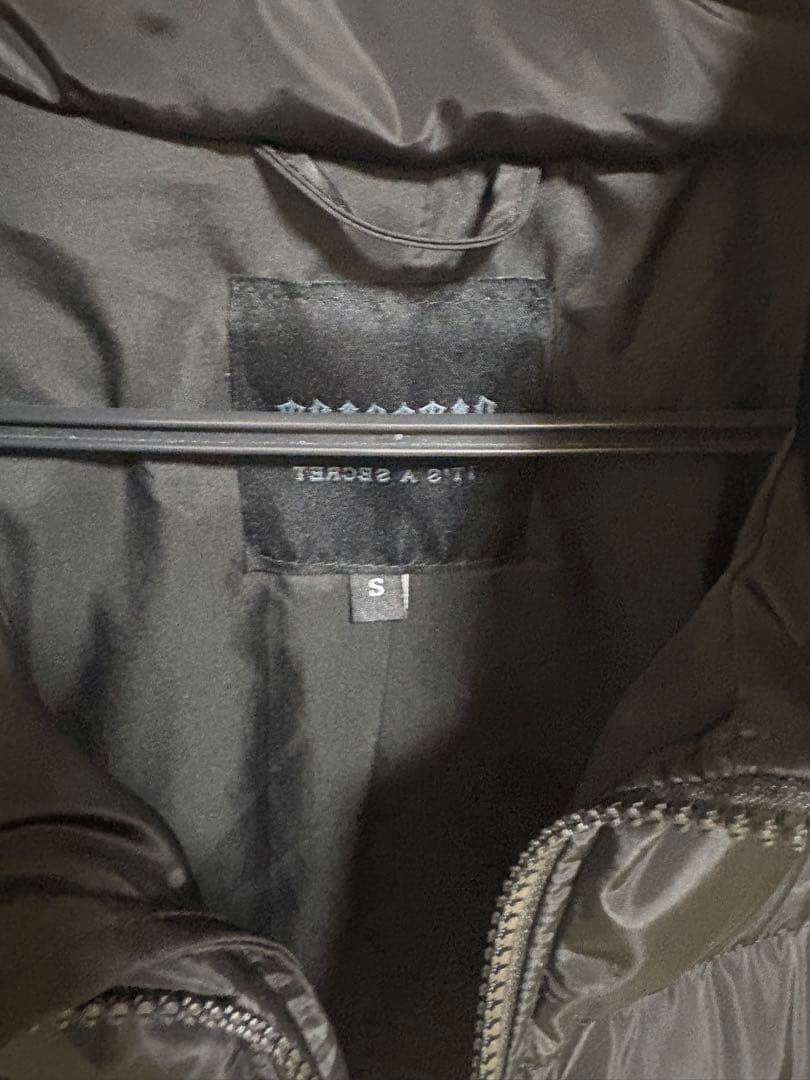 TRAPSTAR ブラック　ダウンジャケット S tacchi