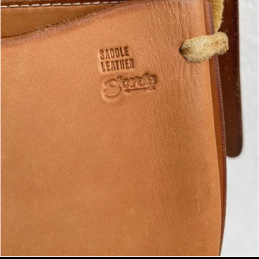 ゴローズ　goro's バケットバッグ　ショルダー　サドル