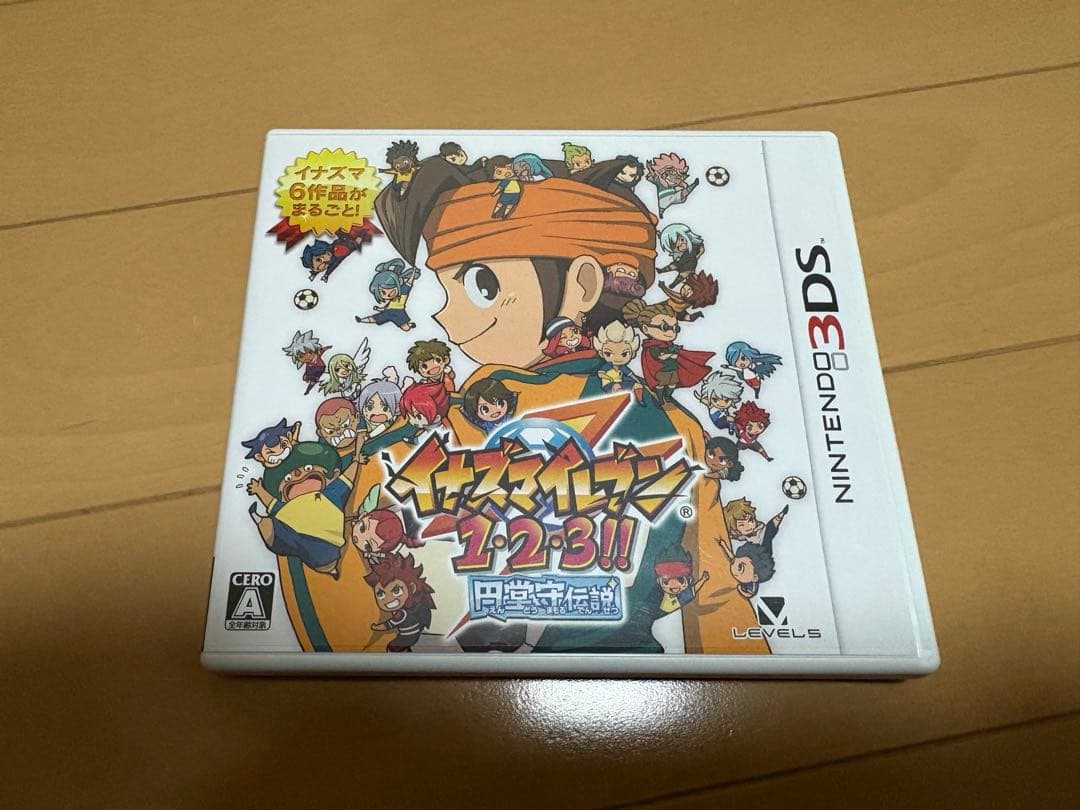 3DSソフト　イナズマイレブン1・2・3 円堂守伝説