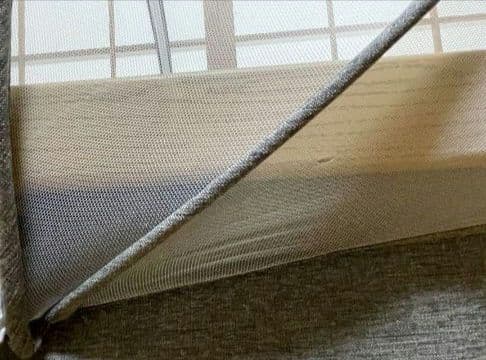 【美品 未使用シーツ付き】HZDMJ ベビーベッド グレー 収納バッグ付き