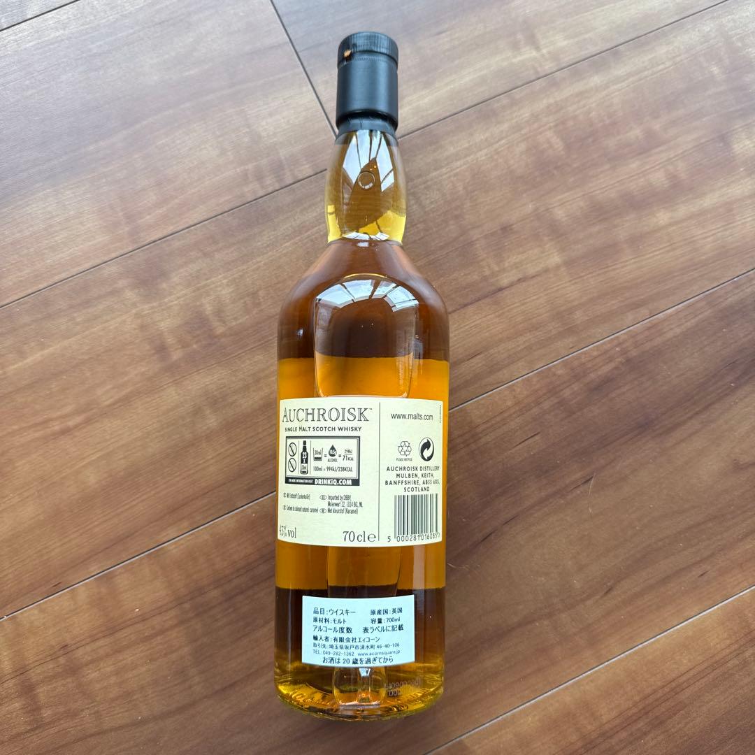 【新品未開封】オスロスク10年 Auchroiskスコッチウイスキー 700ml