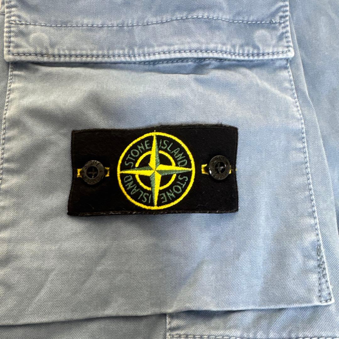 Stone  ブルー カーゴパンツ
