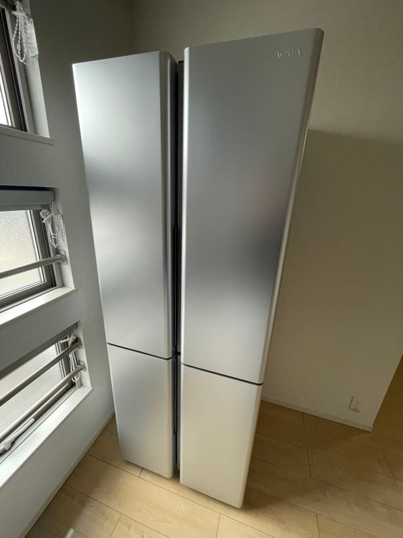 AQUA 冷蔵庫 AQR-TZ42K(S) 2021年製 シルバー 4ドア