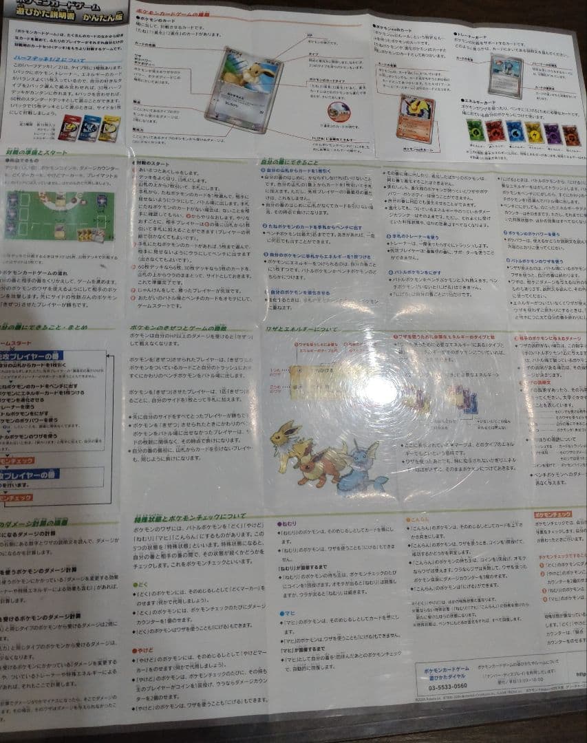 ポケモンカードゲーム　ハーフデッキ　遊びかた説明書　ホロン　デルタ種