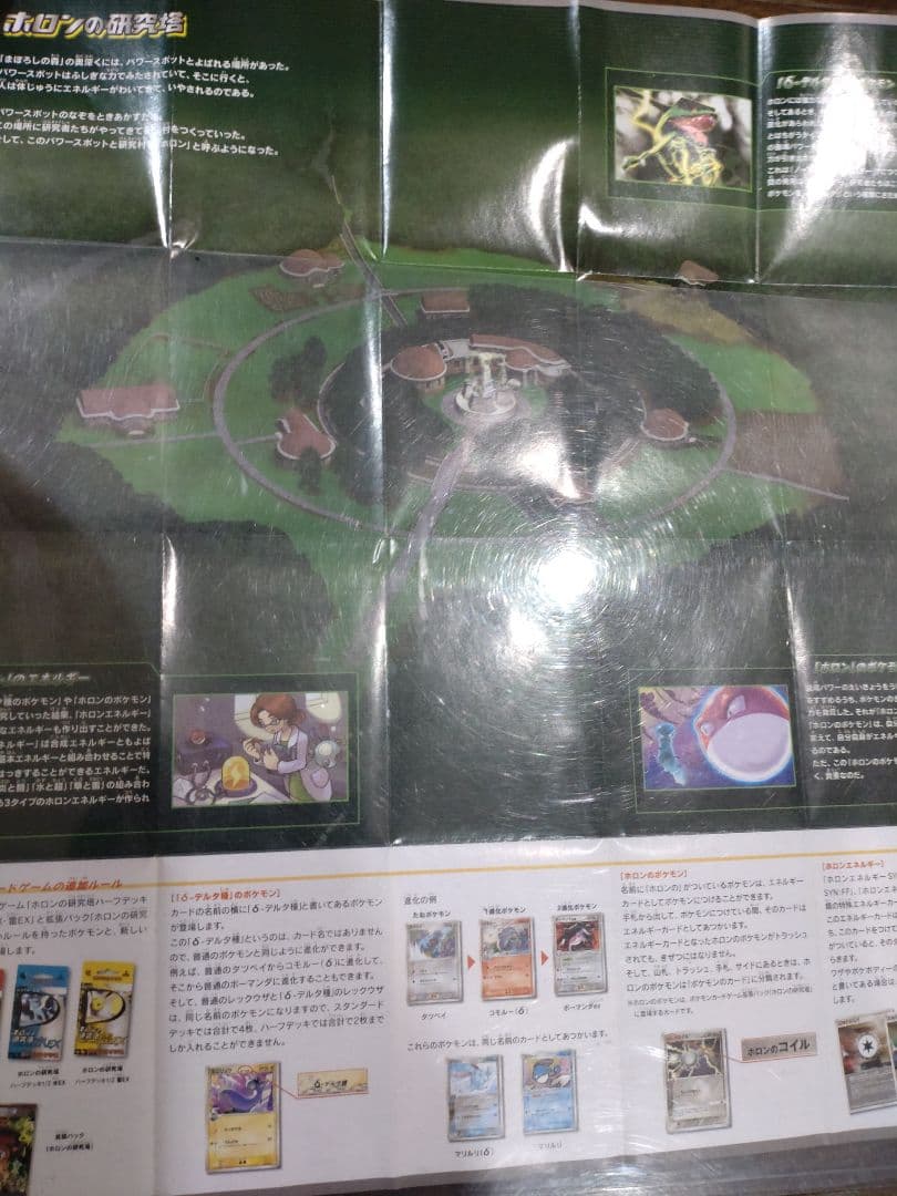 ポケモンカードゲーム　ハーフデッキ　遊びかた説明書　ホロン　デルタ種