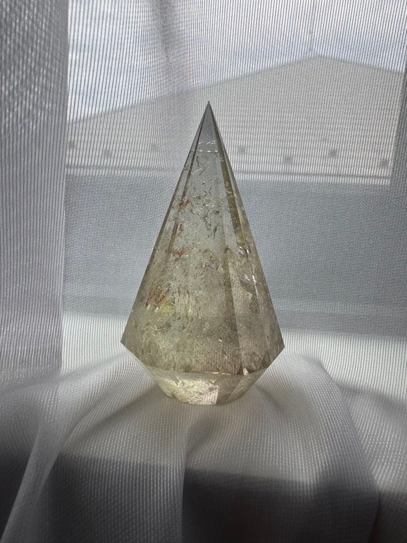 【高品質】ブラジル産 非加熱シトリン ファセットカット（ライモナイト・虹入り）