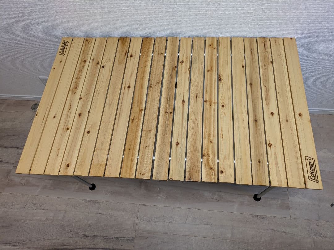【値下げしました】Coleman ロールテーブル 折りたたみ キャンプ　美品