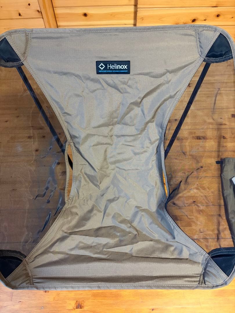 Helinox アウトドアチェア ベージュ 収納袋付き