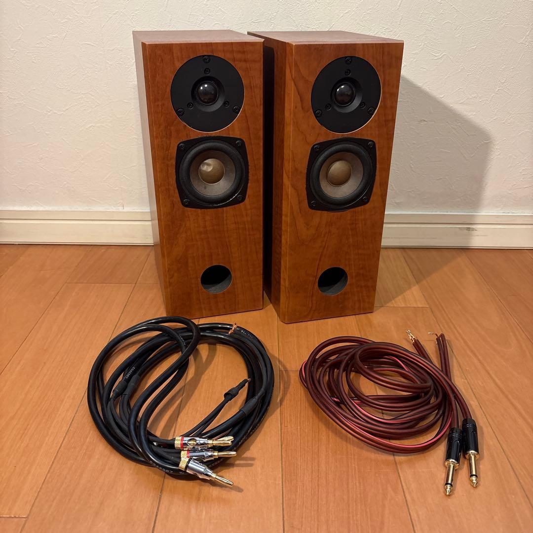 FOSTEX スピーカー P2080-E ケーブル2種類セット