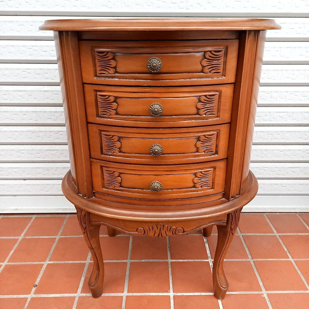 猫脚チェスト アンティーク家具 ロココ調 木製彫刻