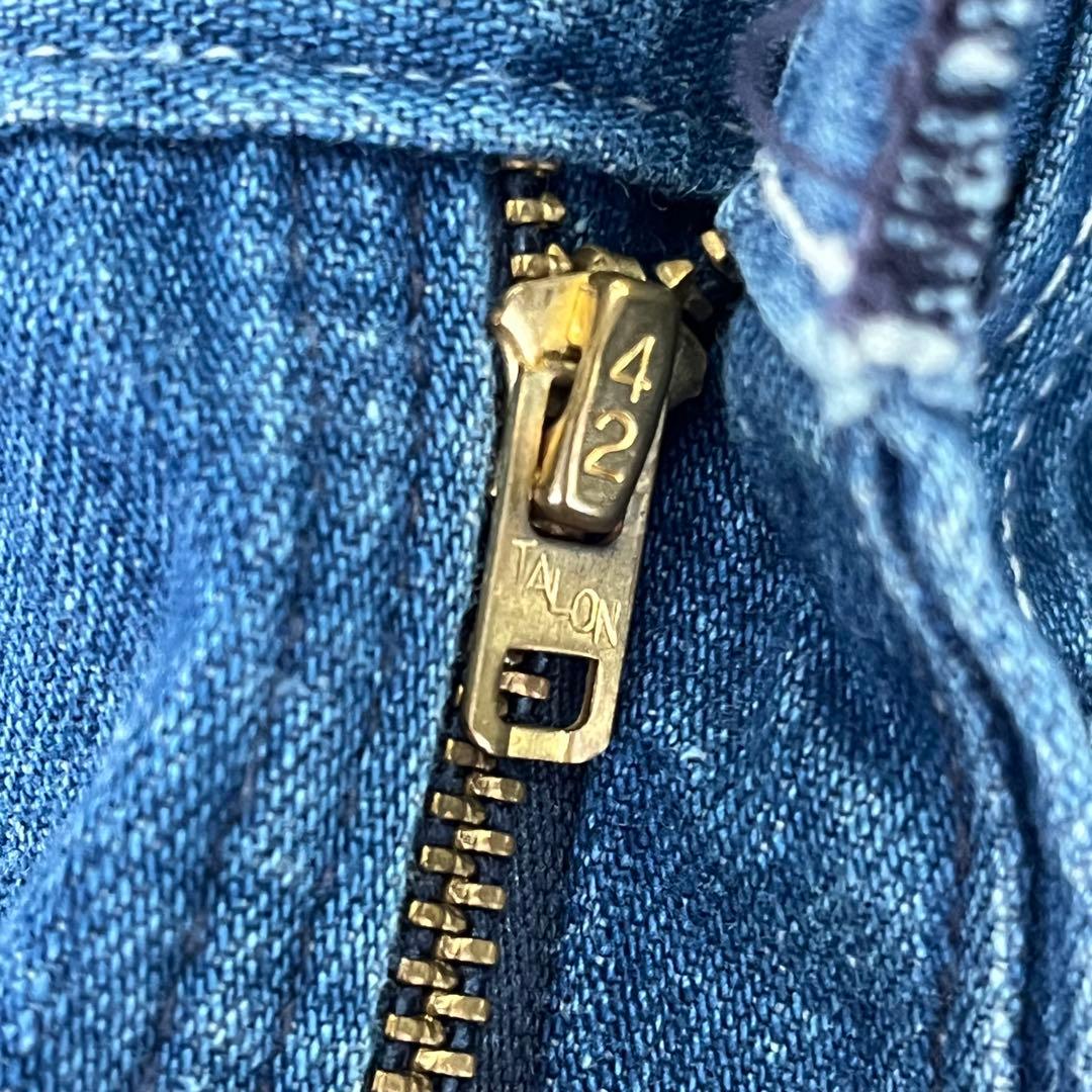 70’sカーハート　デニムペインターパンツ　ヴィンテージ　タロンジッパー