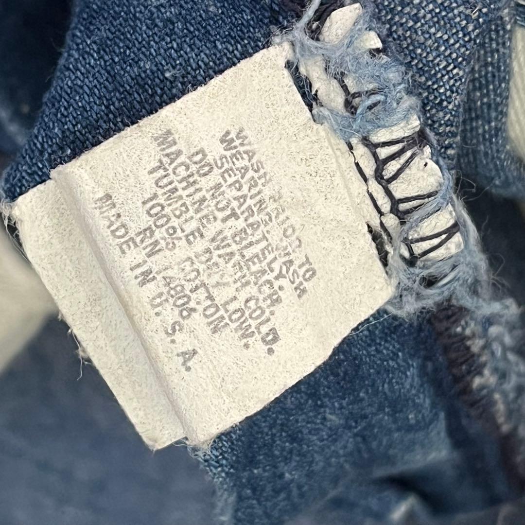 70’sカーハート　デニムペインターパンツ　ヴィンテージ　タロンジッパー