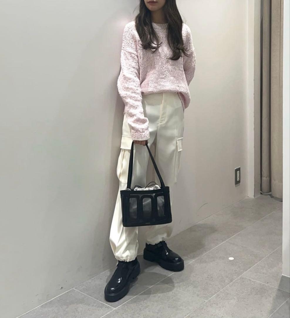 UNITED ARROWS サテン サイドポケット パンツ