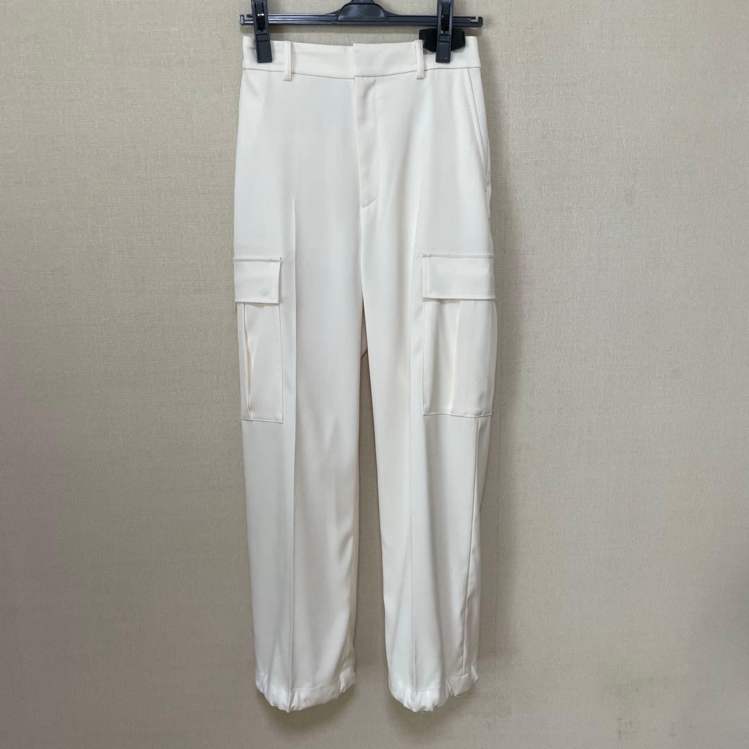 UNITED ARROWS サテン サイドポケット パンツ