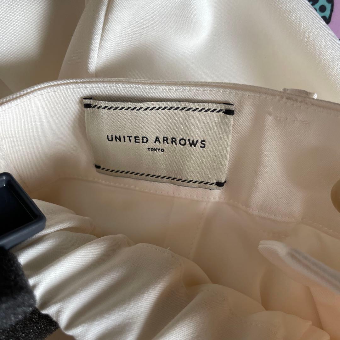 UNITED ARROWS サテン サイドポケット パンツ