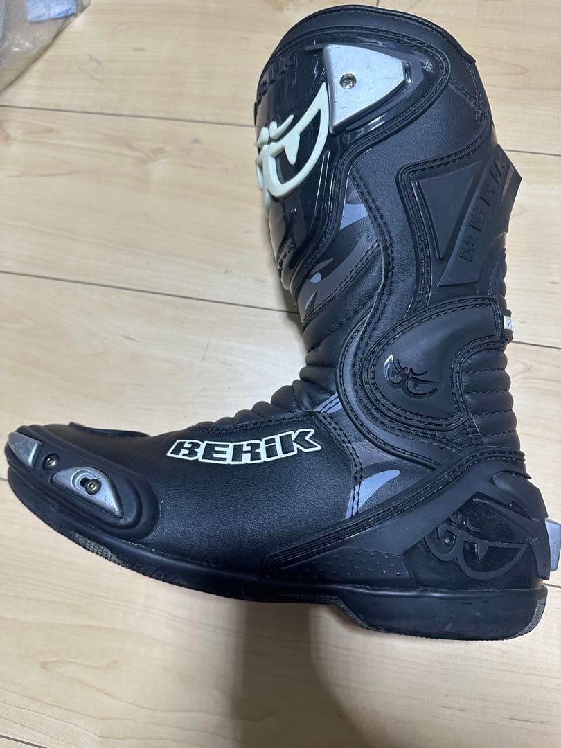 BERIK ブラック バイクブーツ SIZE43