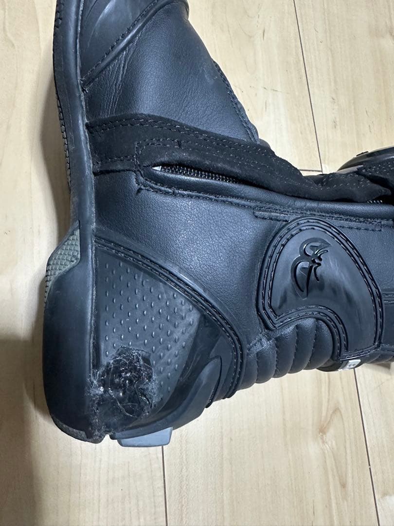 BERIK ブラック バイクブーツ SIZE43