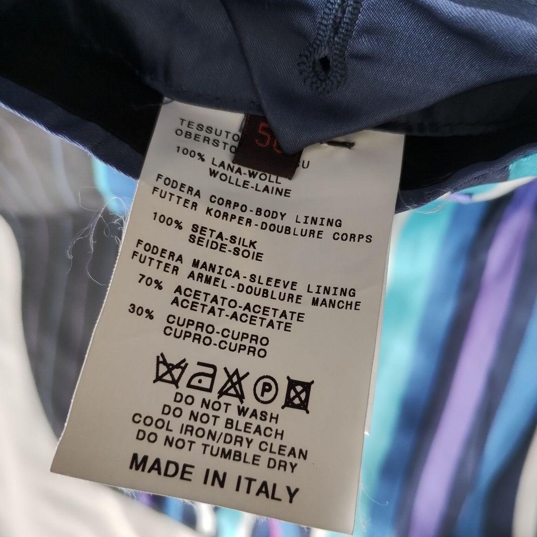 エトロ ETRO ストライプ シングル 3B スーツ セットアップ 50 グレー