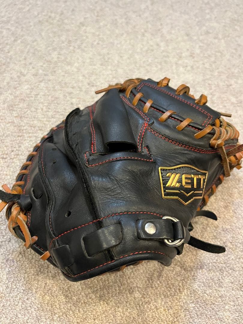 ZETT 捕手用グローブ 黒