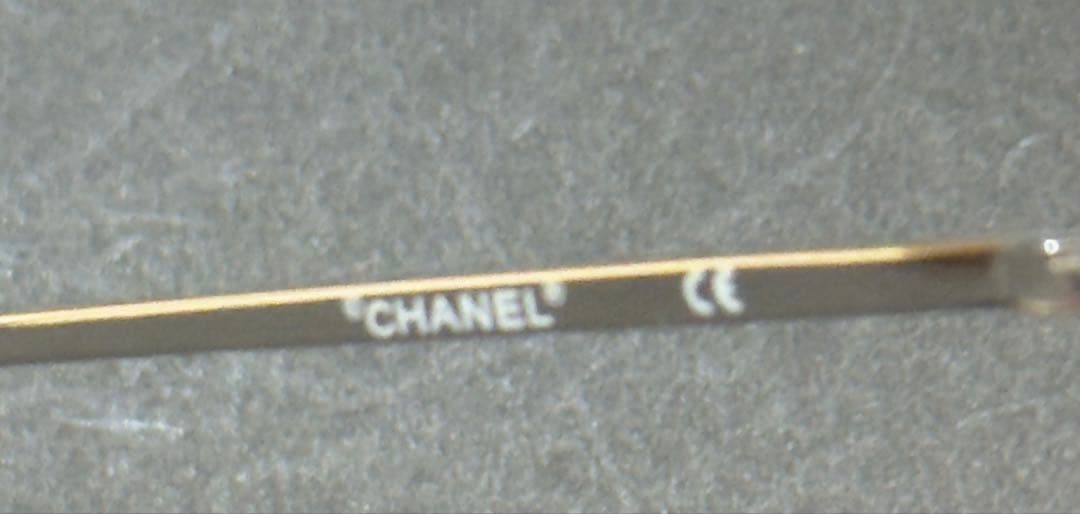 ヴィンテージCHANEL サングラスパール付 シルバー フレーム