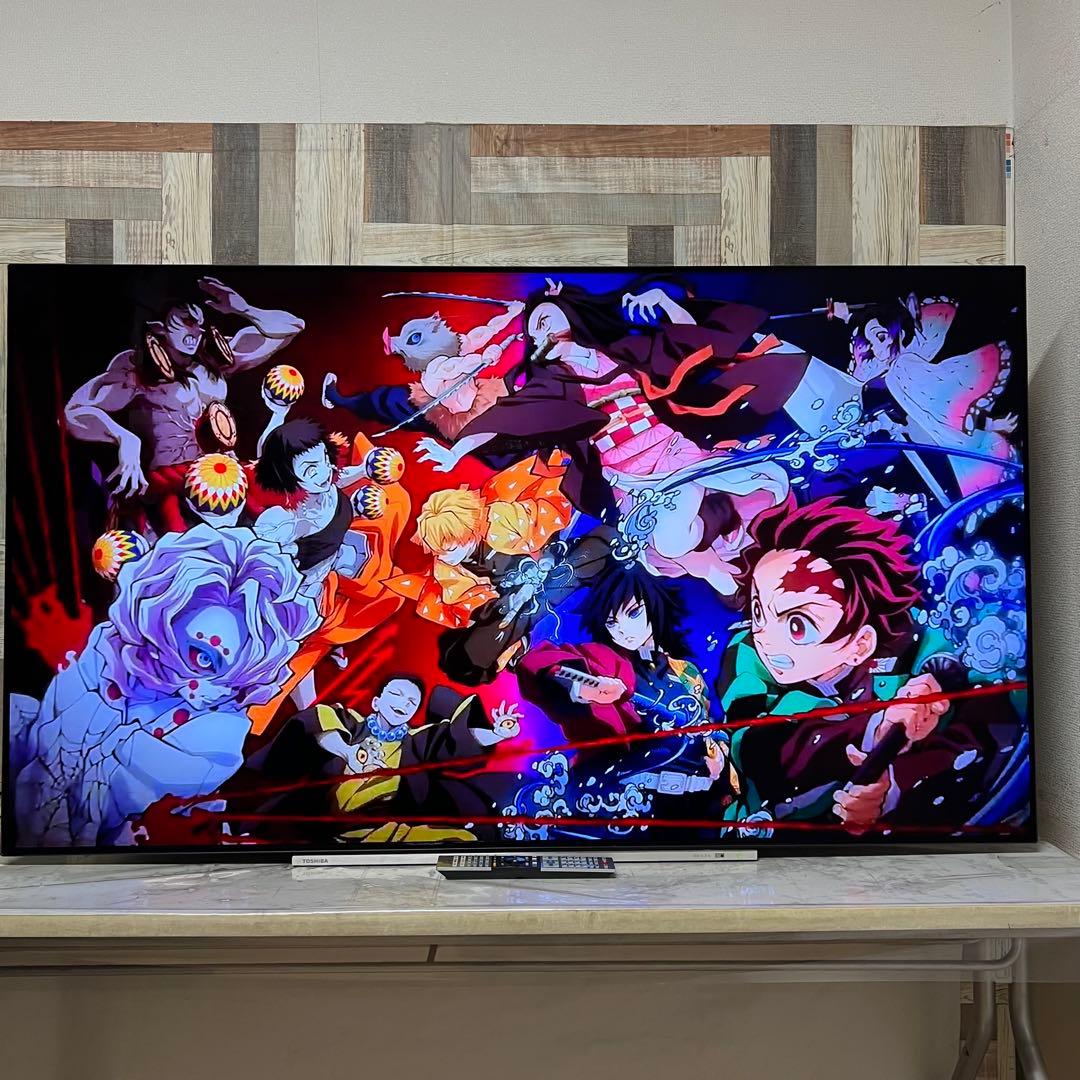 全国送料込❣️東芝REGZA65型BS/CS4K内蔵有機ELテレビネット動画多数