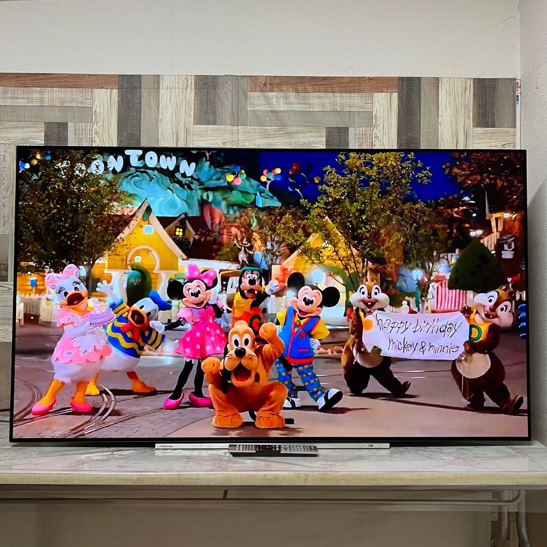 全国送料込❣️東芝REGZA65型BS/CS4K内蔵有機ELテレビネット動画多数