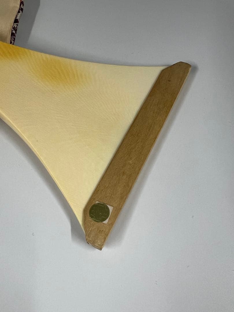 極上　三味線　撥　バチ　天然素材　和楽器　アンティーク　細密細工/BL1-04