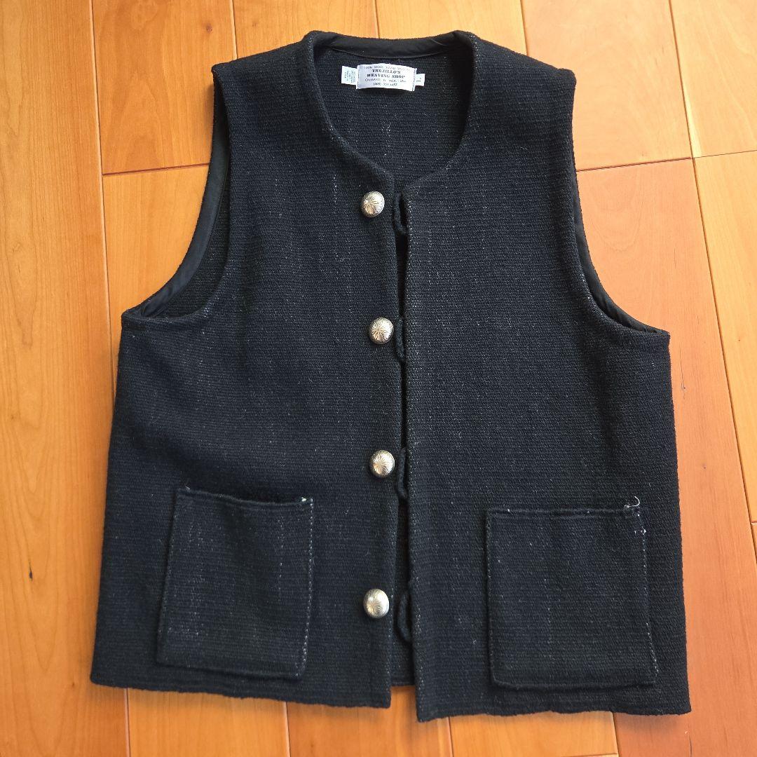 Trujillo's トルフィリオス　チマヨ　ベスト L　黒　無地