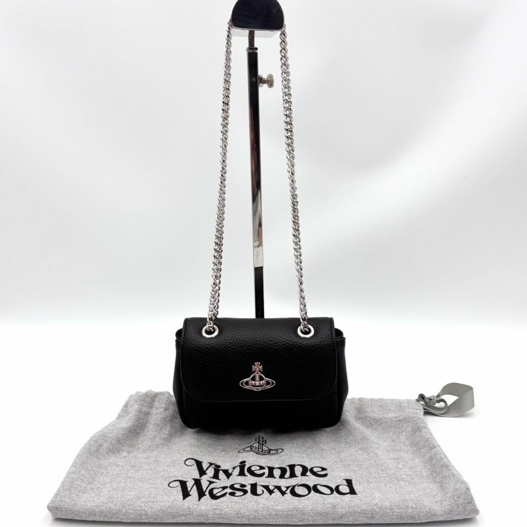 ヴィヴィアンウエストウッド ショルダーバッグ スモール パース チェーン オーブ