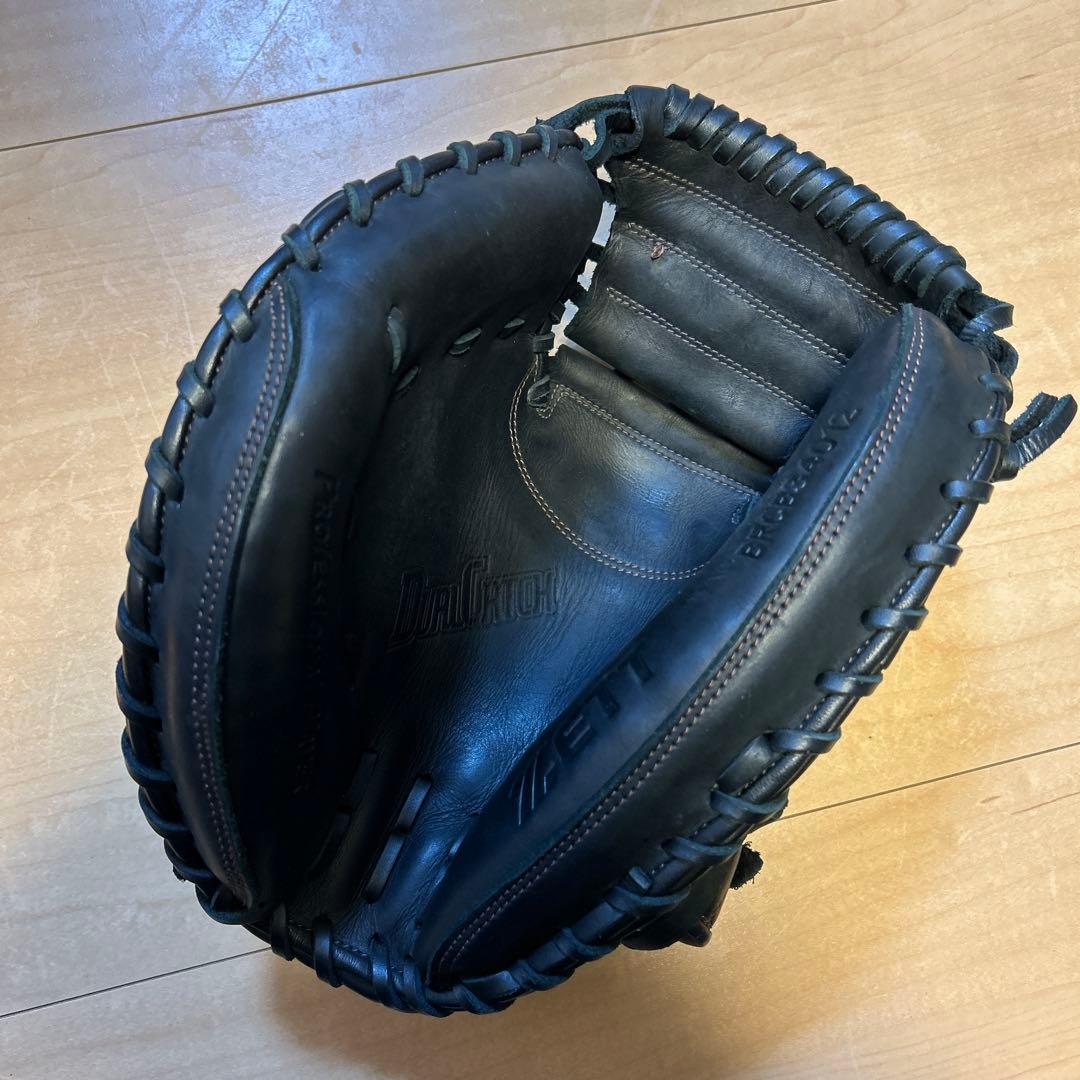 ZETT 軟式左利き用 キャッチャーミット