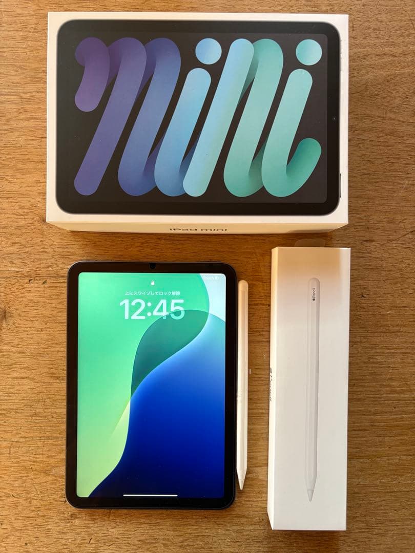 iPad本体 Apple iPad mini6(64gb) + Apple Pencil