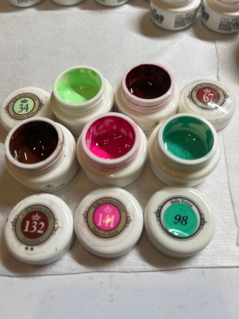 ベトロ　ベラフォーマ　No.19 カラージェル33色セット　ワタガシ　ブラシ