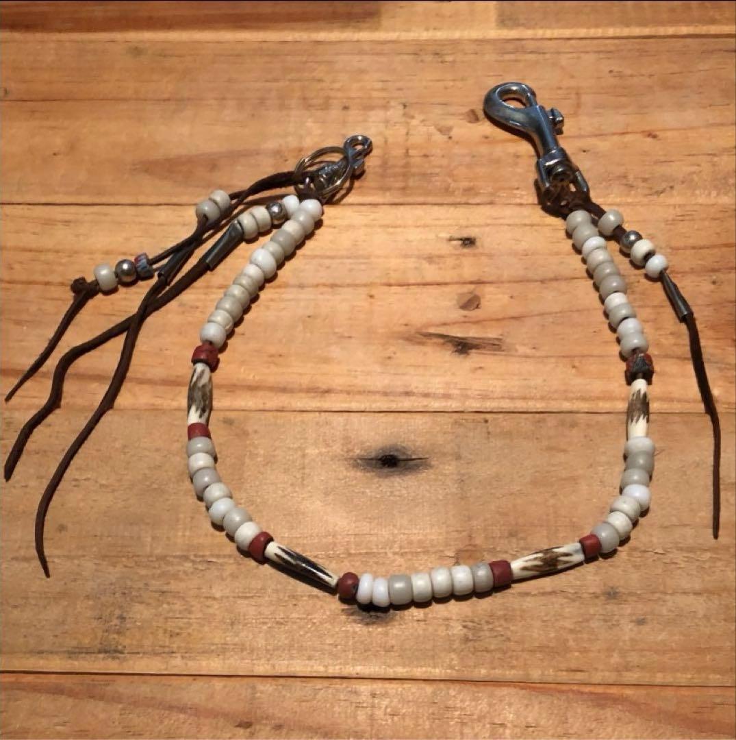 navajo ウォレットチェーン ナバホ族 ビンテージ ビーズ