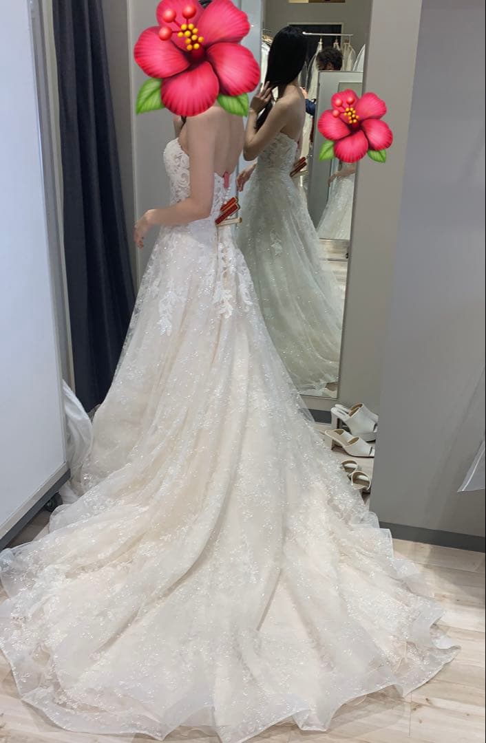 【あやこ】W MICHEL ADDISONウェディングドレス