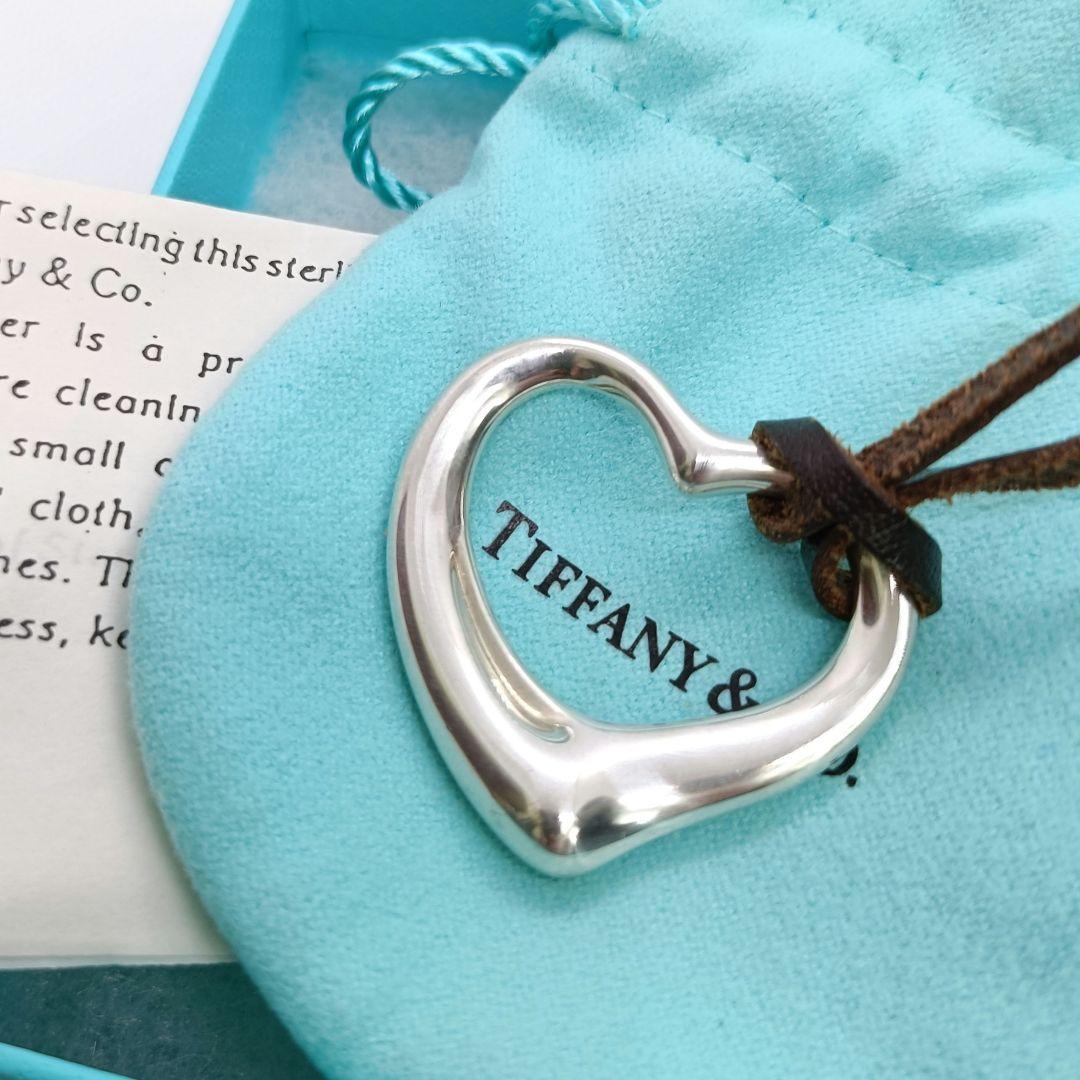 極美品✨️　ティファニー　大ぶり　オープンハート　925 シルバー