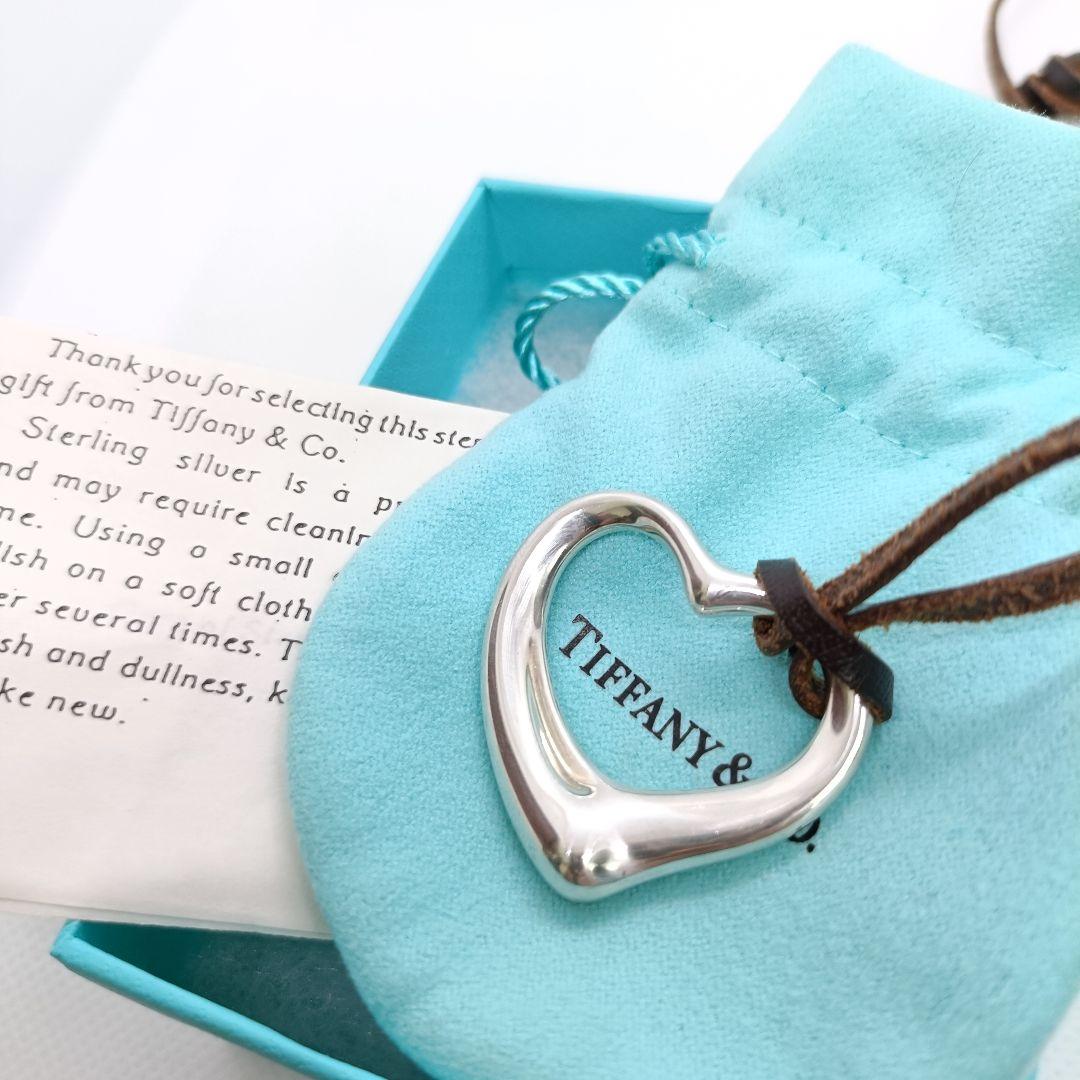 極美品✨️　ティファニー　大ぶり　オープンハート　925 シルバー