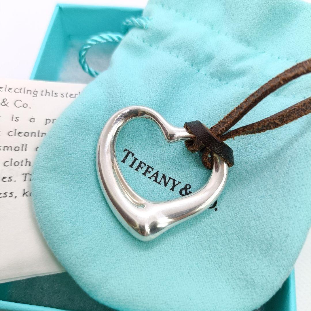 極美品✨️　ティファニー　大ぶり　オープンハート　925 シルバー
