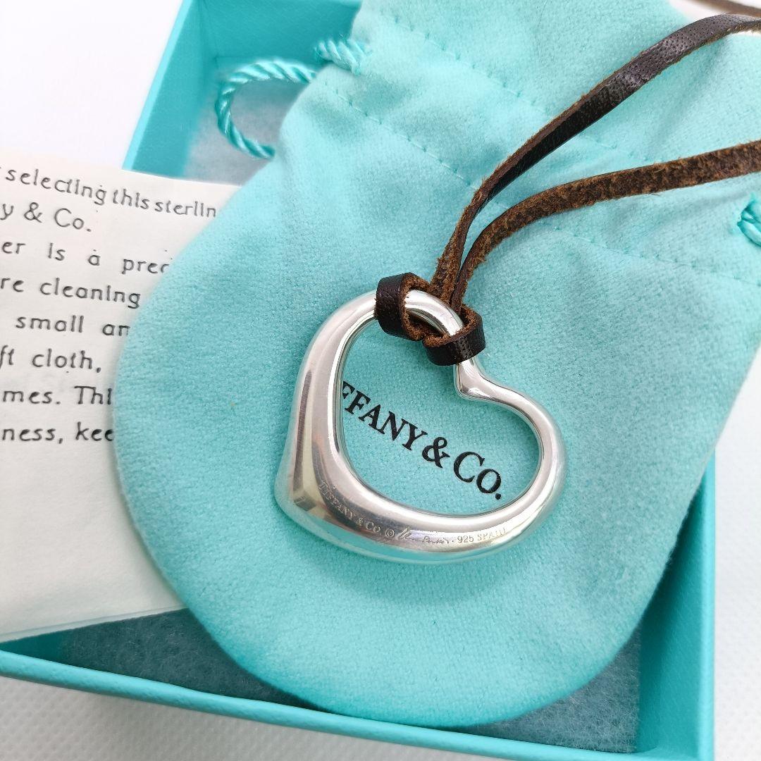 極美品✨️　ティファニー　大ぶり　オープンハート　925 シルバー