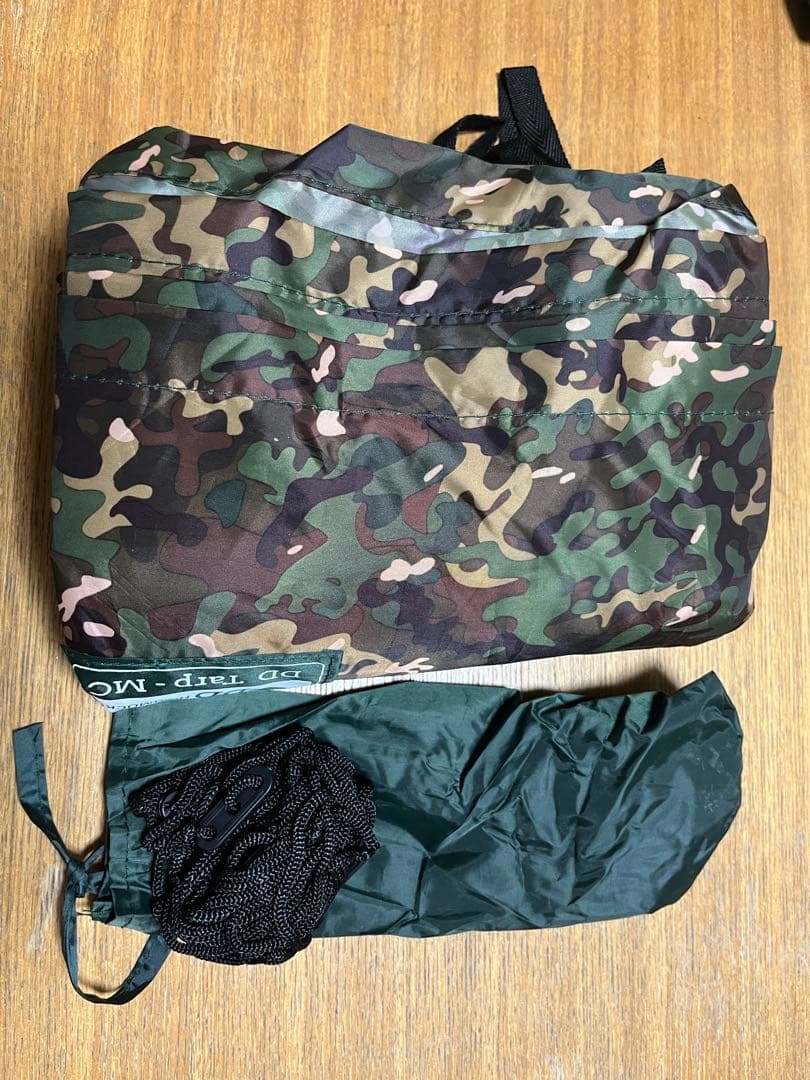 DD Tarp 3.5x3.5 MC 迷彩　used ソロキャンプ　カモ