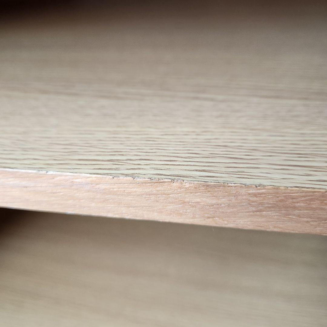 廃盤　無印良品　脚付き　オーク材　キャビネット　ガラス扉　観音開き